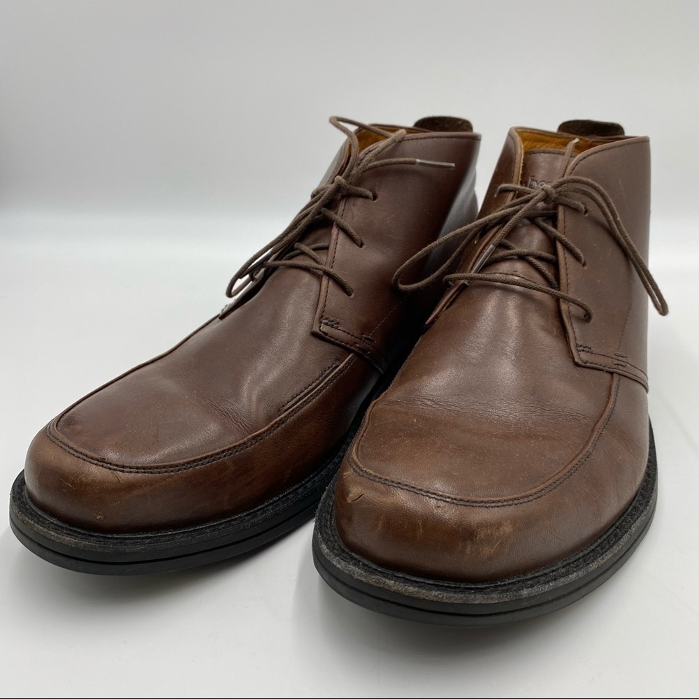 Timberland Genuine Leather Chukka Boots Size 10.5 Brown Smart Comfort System